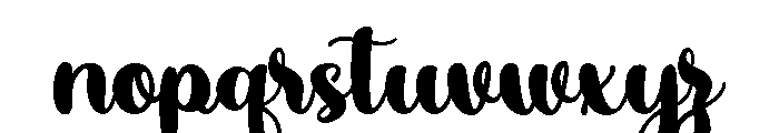 CatchyLively Font LOWERCASE
