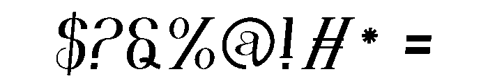 Catgeora Font OTHER CHARS