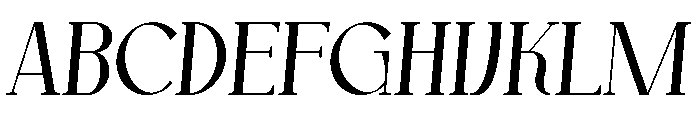 Catgeora Font UPPERCASE