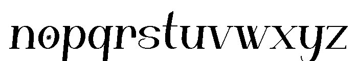 Catgeora Font LOWERCASE