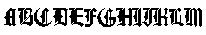 Cathedrak Font UPPERCASE