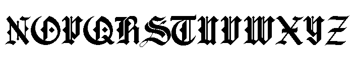 Cathedrak Font UPPERCASE
