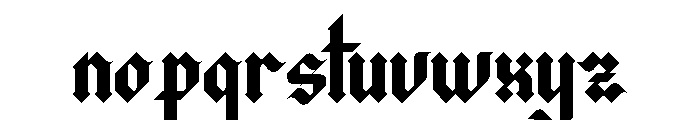 Cathedrak Font LOWERCASE