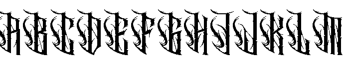 Cathedrave Font UPPERCASE