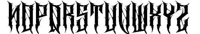 Cathedrave Font LOWERCASE
