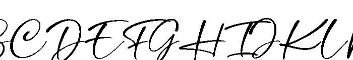 Cathelink Regular Font UPPERCASE
