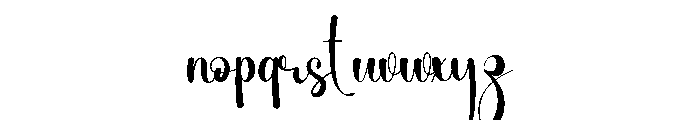 Cathlin Sunlighthing Font LOWERCASE