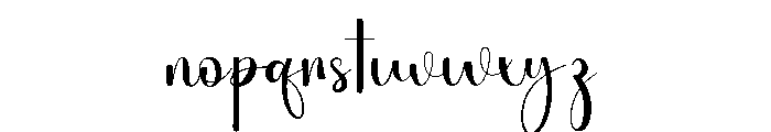 Cathline Font LOWERCASE