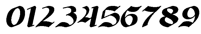 Catingal Italic Font OTHER CHARS