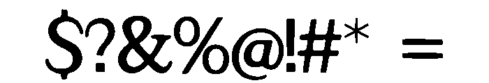 Catkin Font OTHER CHARS