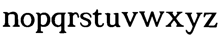 Catkin Font LOWERCASE