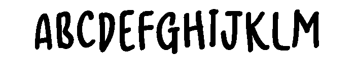Catmeong Font UPPERCASE