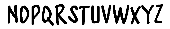 Catmeong Font UPPERCASE