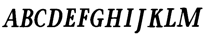 Catmint Font UPPERCASE
