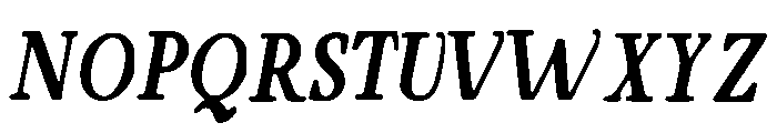Catmint Font UPPERCASE