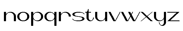Catons Font LOWERCASE