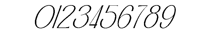 Catsumi Oblique Font OTHER CHARS