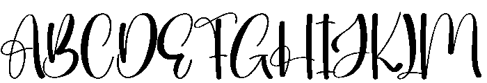 Cattiest Font UPPERCASE