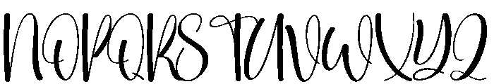 Cattiest Font UPPERCASE