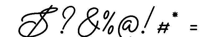 Cauloid Font OTHER CHARS