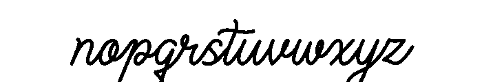 Cauloid Font LOWERCASE