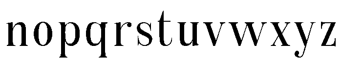 Causes-Regular Font LOWERCASE