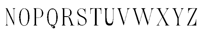 Causes-Thin Font UPPERCASE