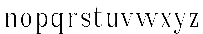 Causes-Thin Font LOWERCASE
