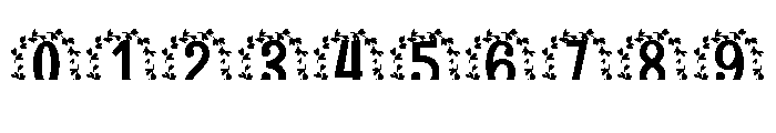 Cavallier Split Monogram Font OTHER CHARS