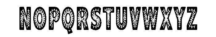 Cave Horror Font UPPERCASE