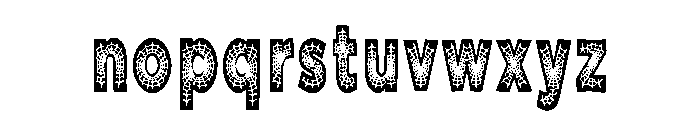 Cave Horror Font LOWERCASE