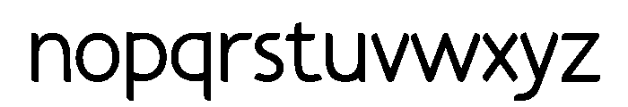 Cavela Cream Font LOWERCASE