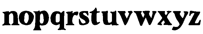 Cavella Society Font LOWERCASE