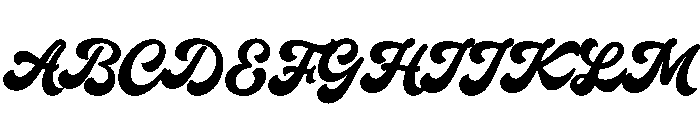 Cavelle Font UPPERCASE