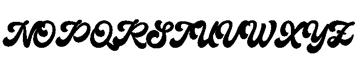 Cavelle Font UPPERCASE