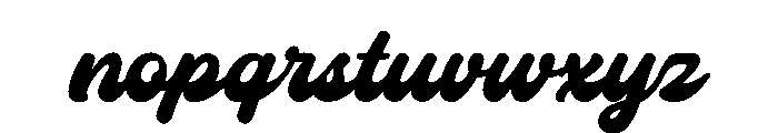 Cavelle Font LOWERCASE