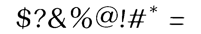 Cavelline Font OTHER CHARS