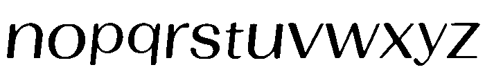 Cavelline Font LOWERCASE