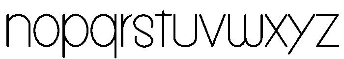 Cavier Dream Font LOWERCASE