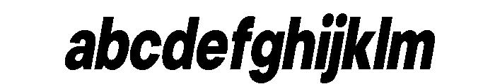 Cavren Condensed Black Slanted FONT