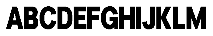 Cavren Condensed Black Font UPPERCASE