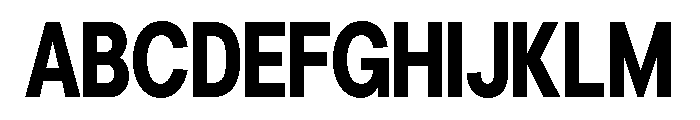Cavren Condensed Extra Bold Font UPPERCASE