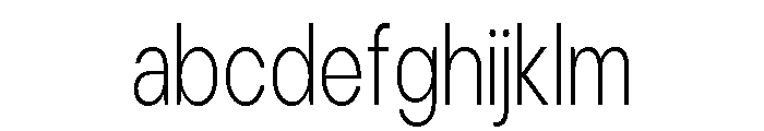 Cavren Condensed Extra Light FONT