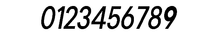 Cavren Condensed Medium Slanted Font OTHER CHARS