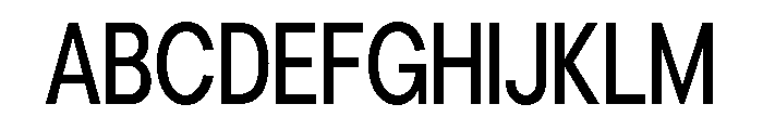 Cavren Condensed Medium Font UPPERCASE