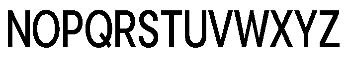 Cavren Condensed Medium Font UPPERCASE