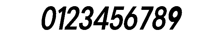 Cavren Condensed SemBd Slant Font OTHER CHARS