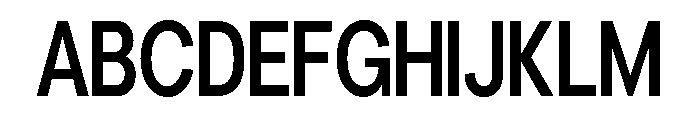 Cavren Condensed Semi Bold Font UPPERCASE