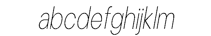 Cavren Condensed Thin Slanted FONT