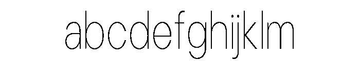 Cavren Condensed Thin FONT